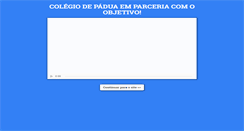 Desktop Screenshot of colegiodepadua.com.br